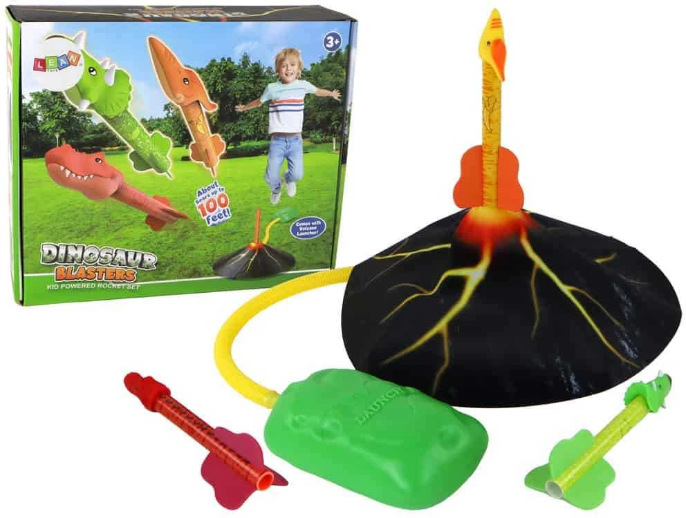 Wyrzutnia Dinozaurų raketų paleidimo žaislas vaikams Leantoys