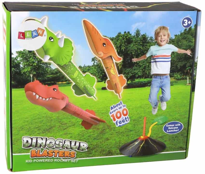Wyrzutnia Dinozaurų raketų paleidimo žaislas vaikams Leantoys