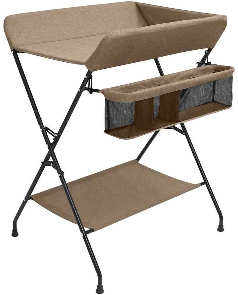 Vystymo stalas, taupe spalvos, geležis
