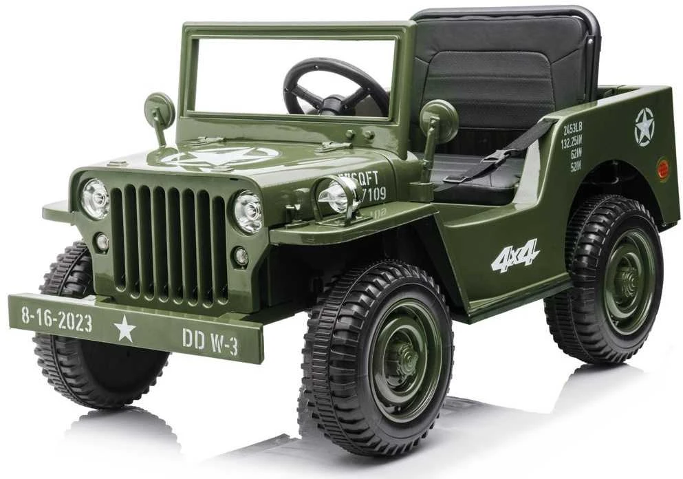 Akumuliatorinė transporto priemonė vaikams Jokomisiada Willy 4x4 + nuotolinio valdymo pultas | spalva: smėlio
