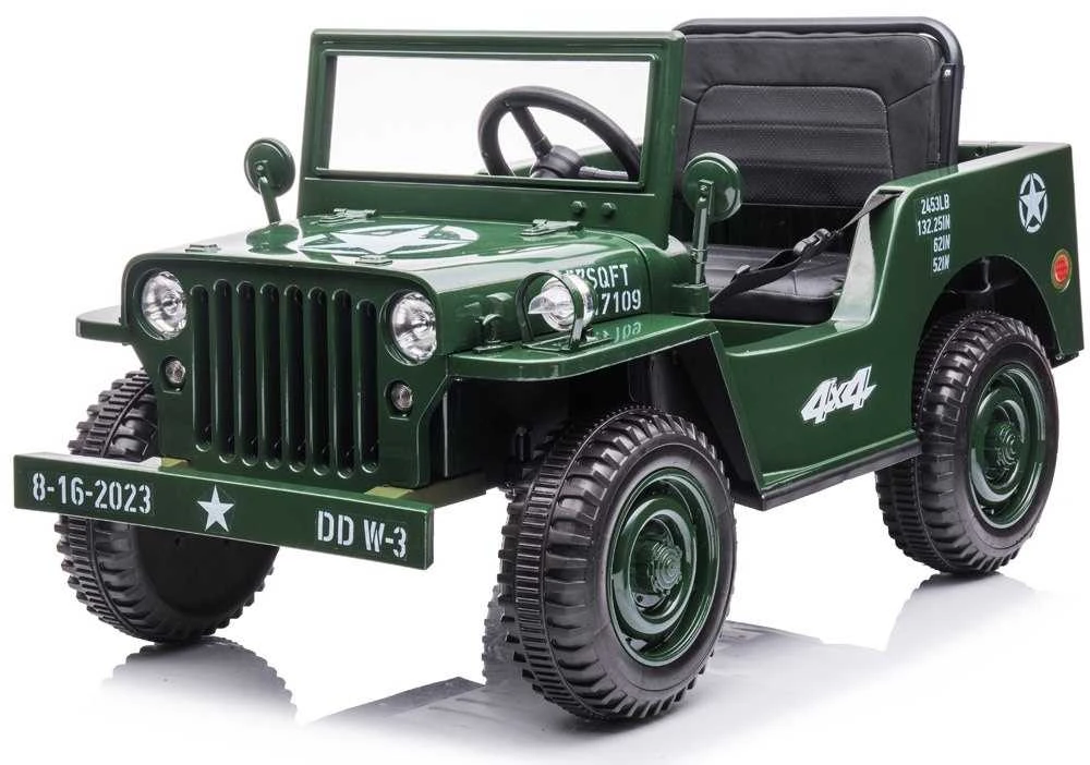 Akumuliatorinė transporto priemonė vaikams Jokomisiada Willy 4x4 + nuotolinio valdymo pultas | spalva: smėlio