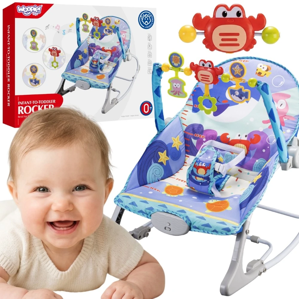 WOOPIE BABY 2 in 1 gultukas krabas su interaktyviomis melodijomis