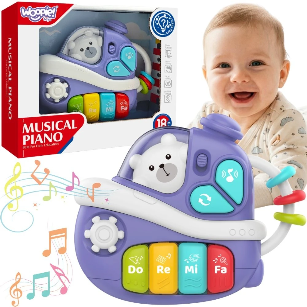 WOOPIE BABY interaktyvus muzikinis fortepijono laivas