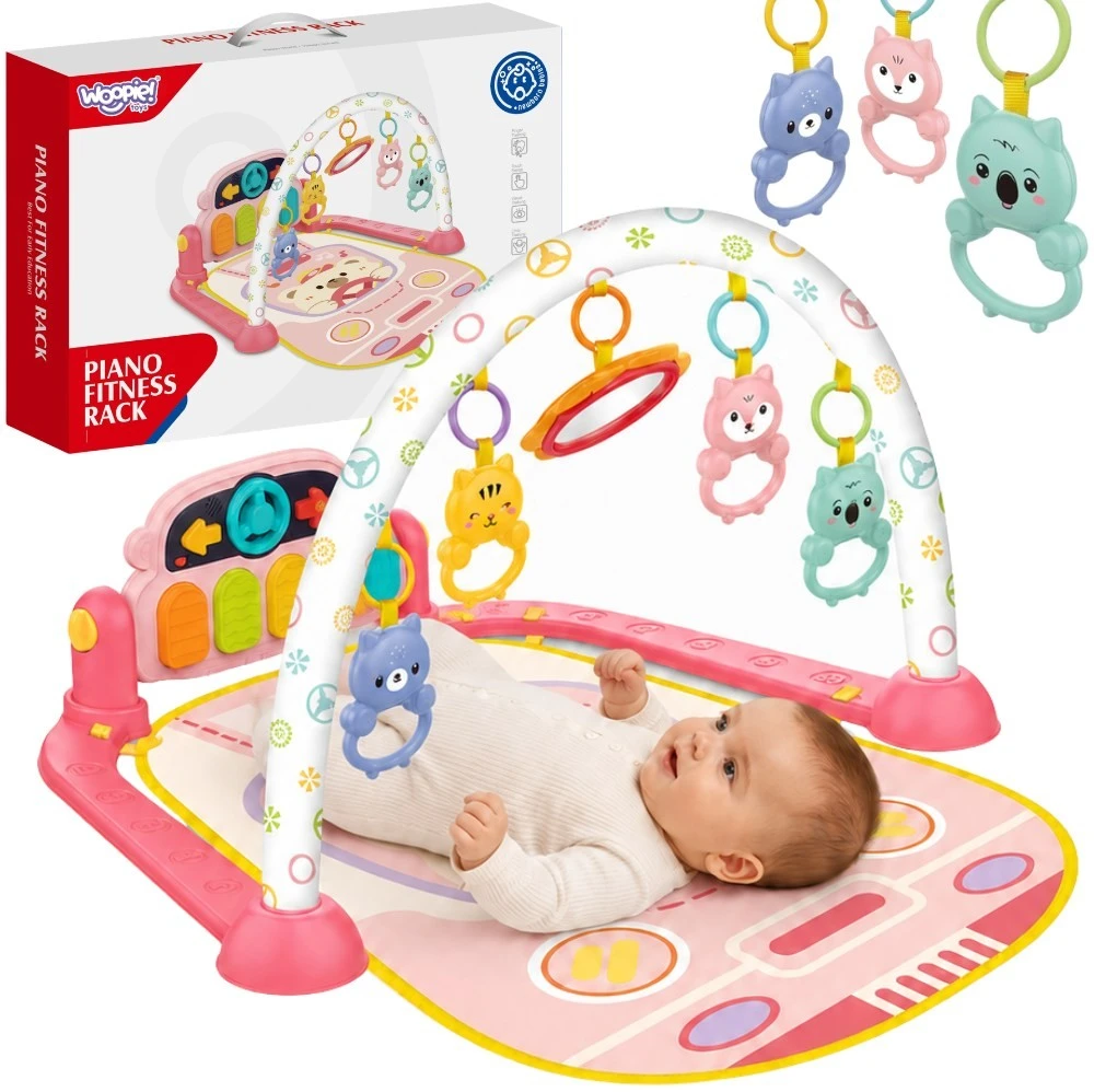 WOOPIE BABY interaktyvus pianino žaidimų kilimėlis kūdikiams 3 in 1