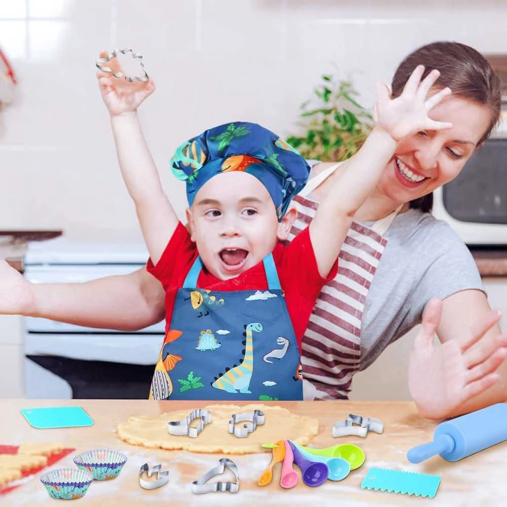 WOOPIE Dino Mažojo virėjo rinkinys
