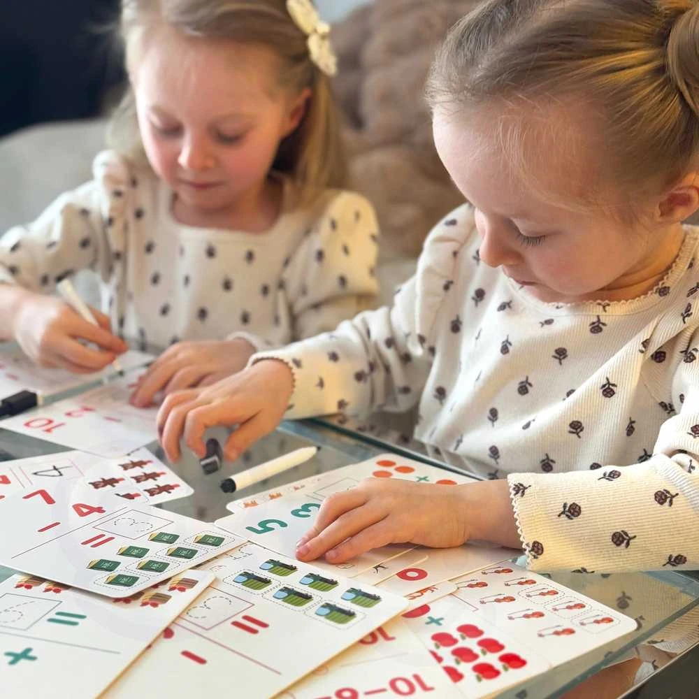 Woopie edukacinės kortelės Fiziniai skaičiavimo žaidimai