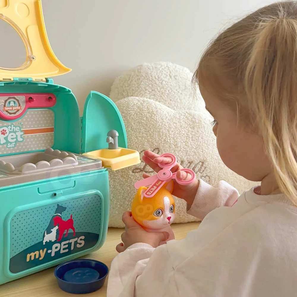 WOOPIE Katinų priežiūros rinkinys 2in1 kuprinės transportavimui