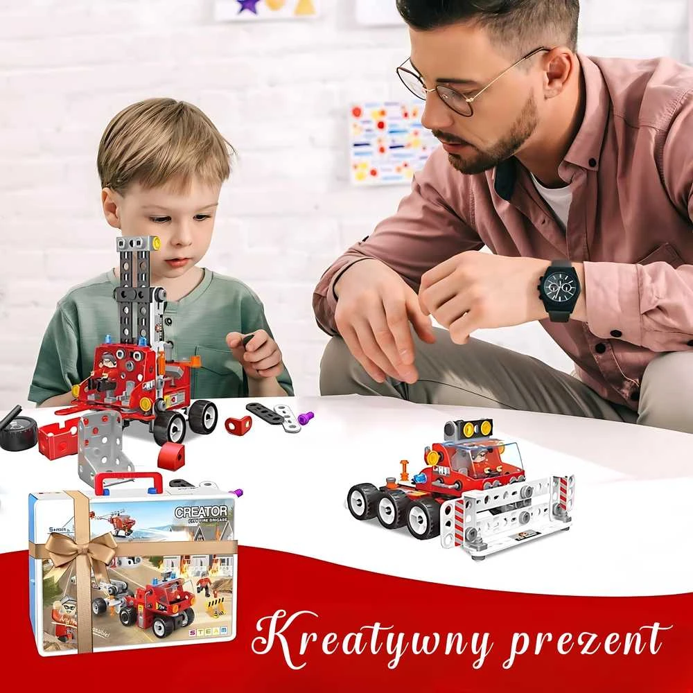 WOOPIE konstravimo rinkinys CREATOR CITY gaisrinės komanda