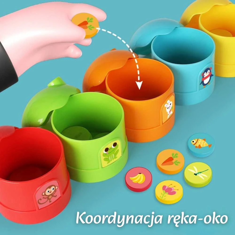 WOOPIE Logikos ir Spalvų Rūšiavimo Žaidimas