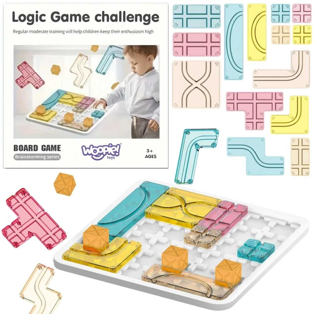 Woopie Loginė Kūrybinė Stalo Žaidimas Su Geometrinėmis Dalykėmis