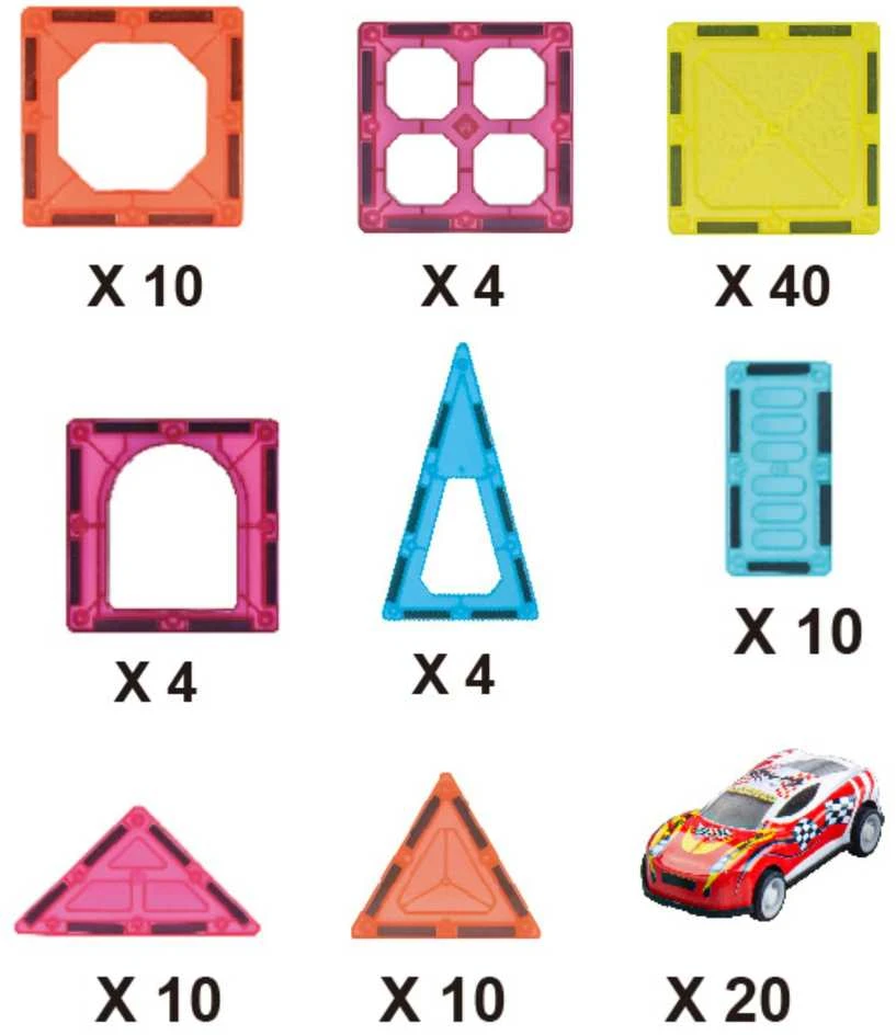 Woopie magnetinis konstruktorius Parkingas