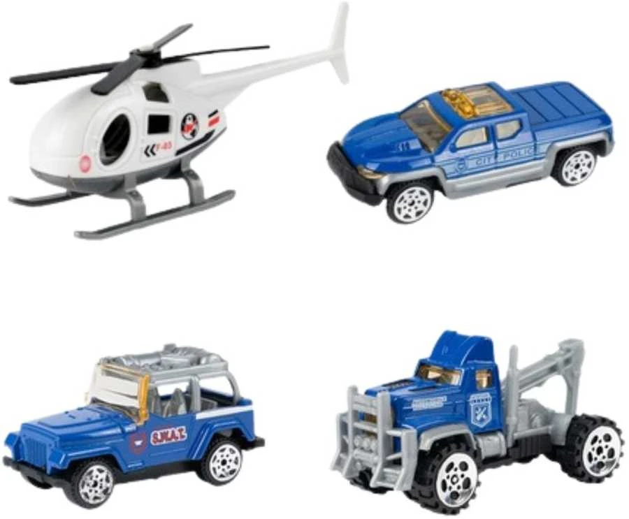 Woopie Policijos Automobilių Garažas su Priedais