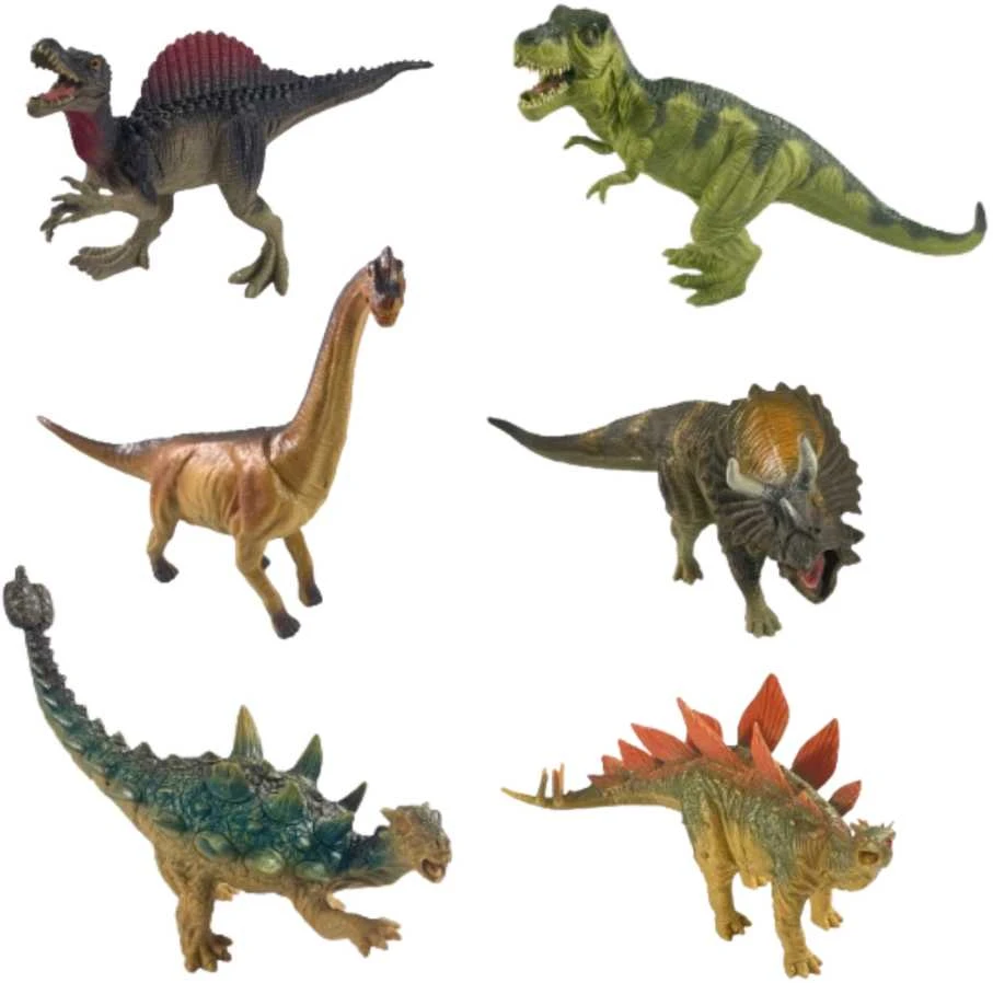 WOOPIE Rinkinys Dinozaurų Figūrėlės 6 vnt