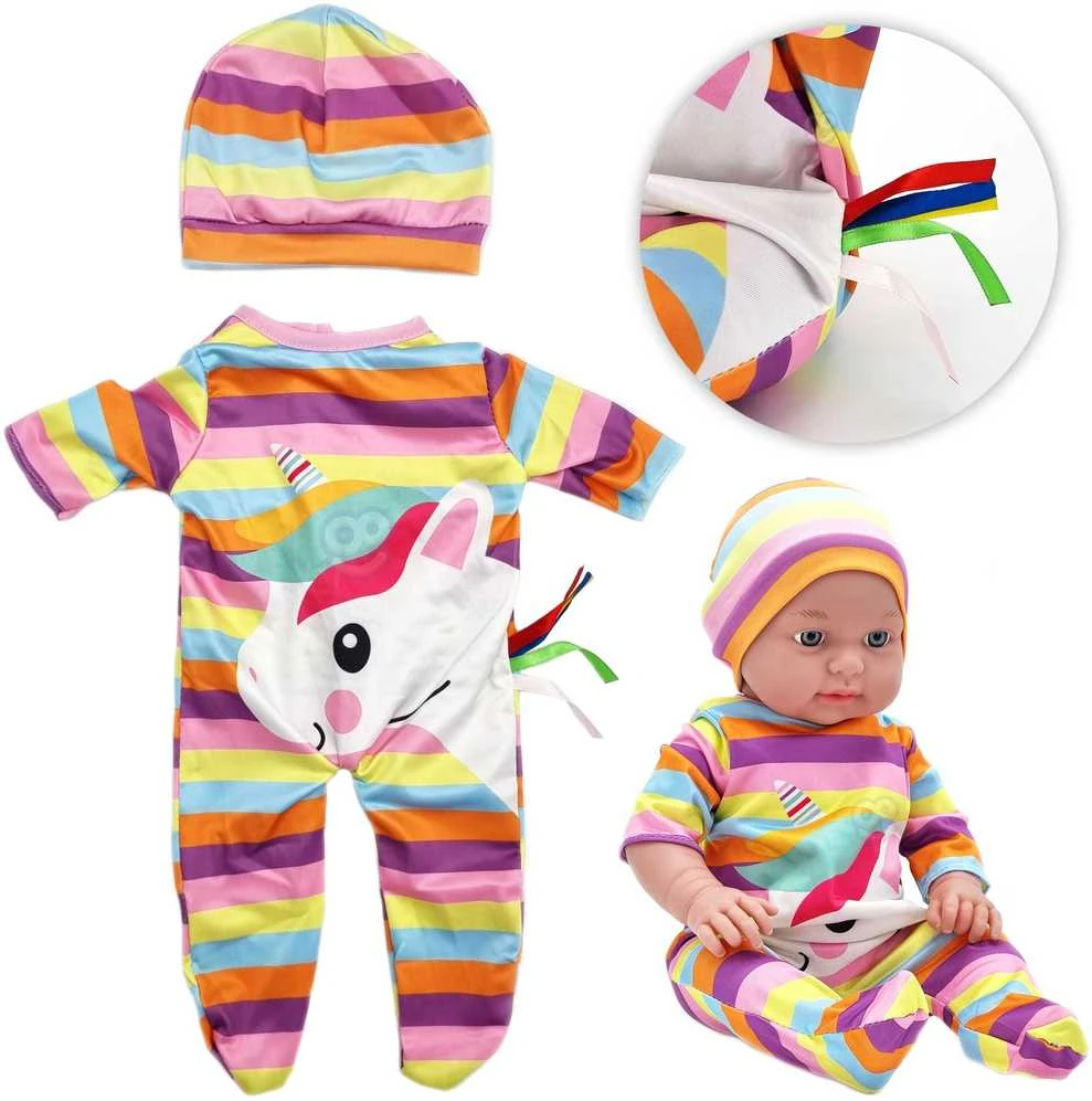 WOOPIE ROYAL lėlės drabužių rinkinys Vienaragis 43–46 cm