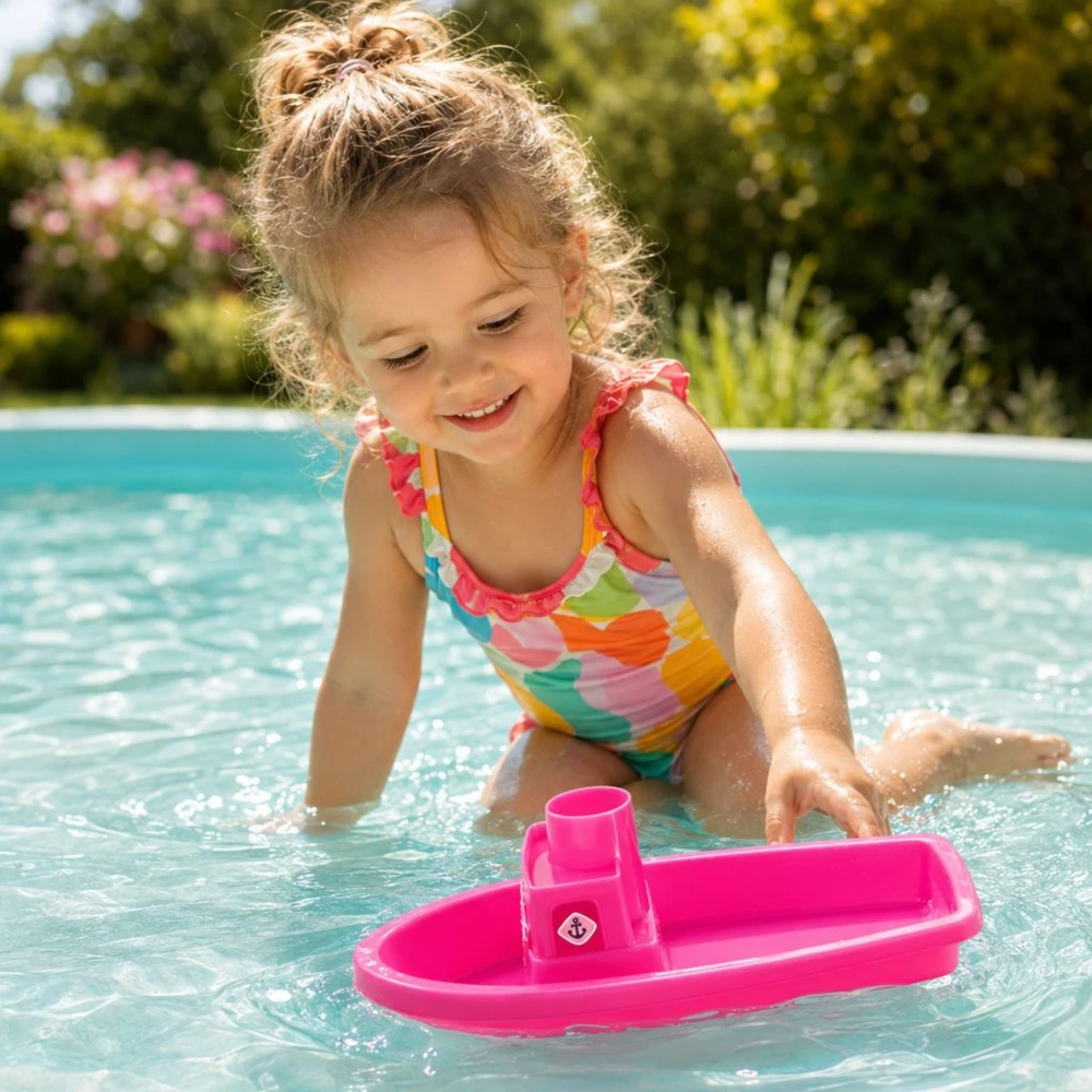 WOOPIE Sandbox Set with Boat and Bag Accessories 9 pcs Rožinė Beach
