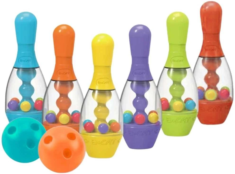Boulingas spalvingas vaikams WOOPIE 8 vnt.