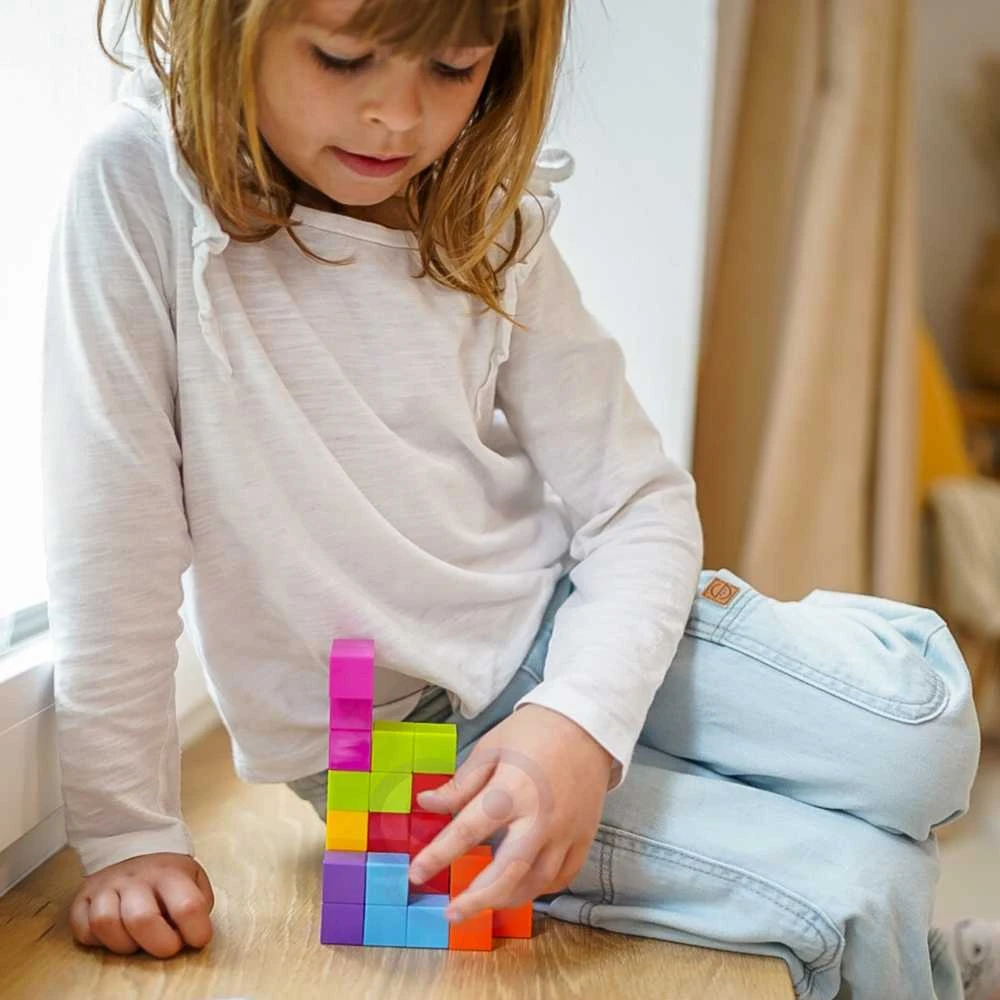 WOOPIE Tetris dėlionė su kortelėmis n