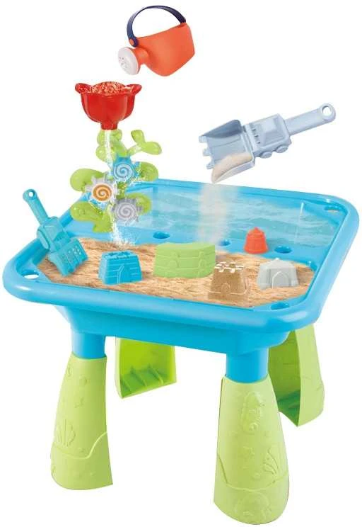 WOOPIE vandens staliukas 2in1 smėlio dėžė, 14 priedų
