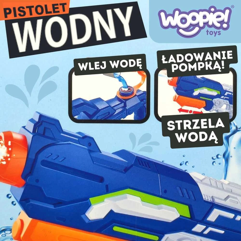 Woopie vandens pistoletas su oro slėgio mechanizmu