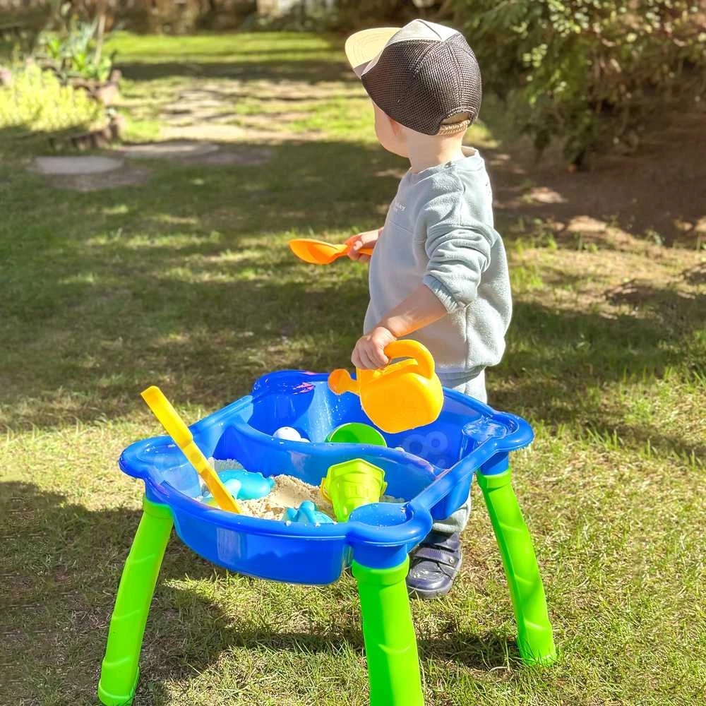 WOOPIE 46484 Vandens stalas 2in1 Smėlio dėžė 9 akc.