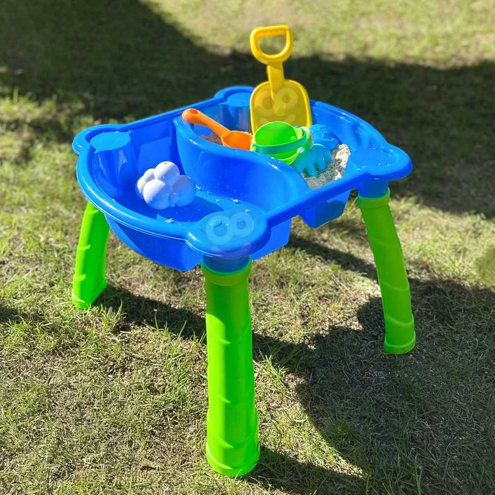 WOOPIE 46484 Vandens stalas 2in1 Smėlio dėžė 9 akc.