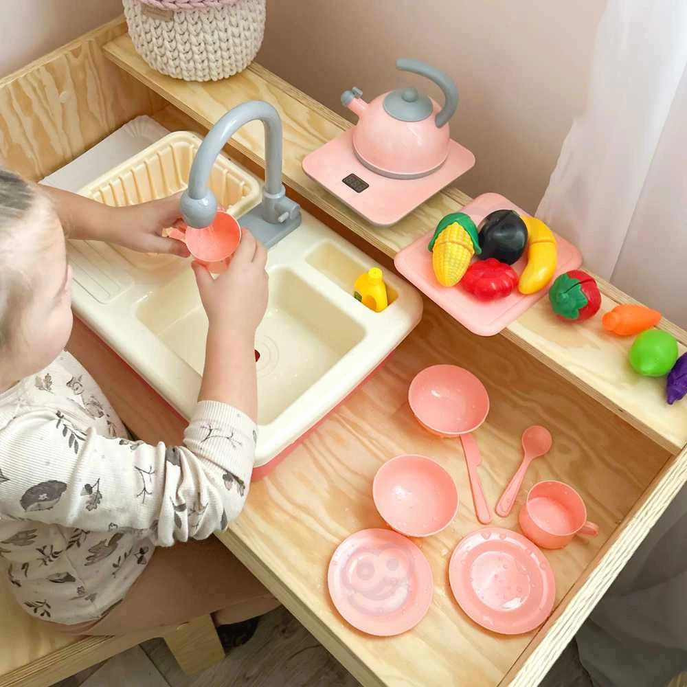 WOOPIE virtuvės rinkinys 2in1 kriauklė ir viryklė