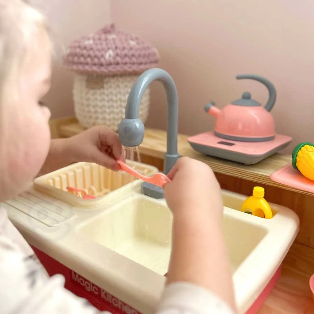 WOOPIE virtuvės rinkinys 2in1 kriauklė ir viryklė