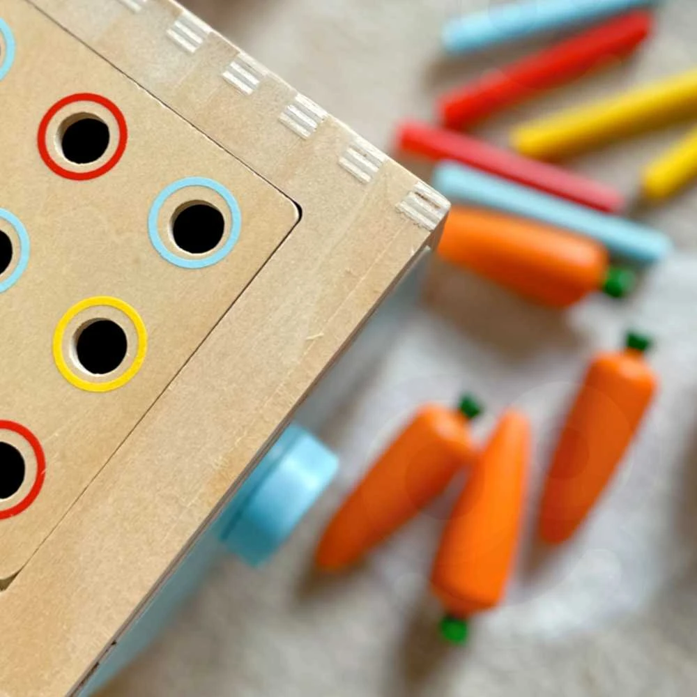 WOOPIE Žaislai Medinė Edukacinė Dėžutė Montessori