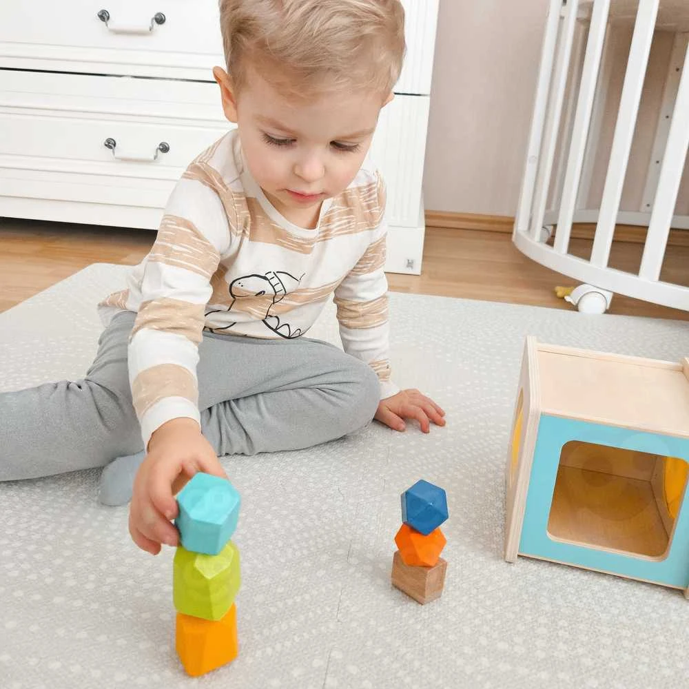 WOOPIE Žalias Montessori edukacinė dėžė 7in1