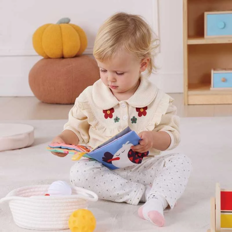 WOOPIE Žalias Montessori sensorinė dėžė 6in1 kūdikiams