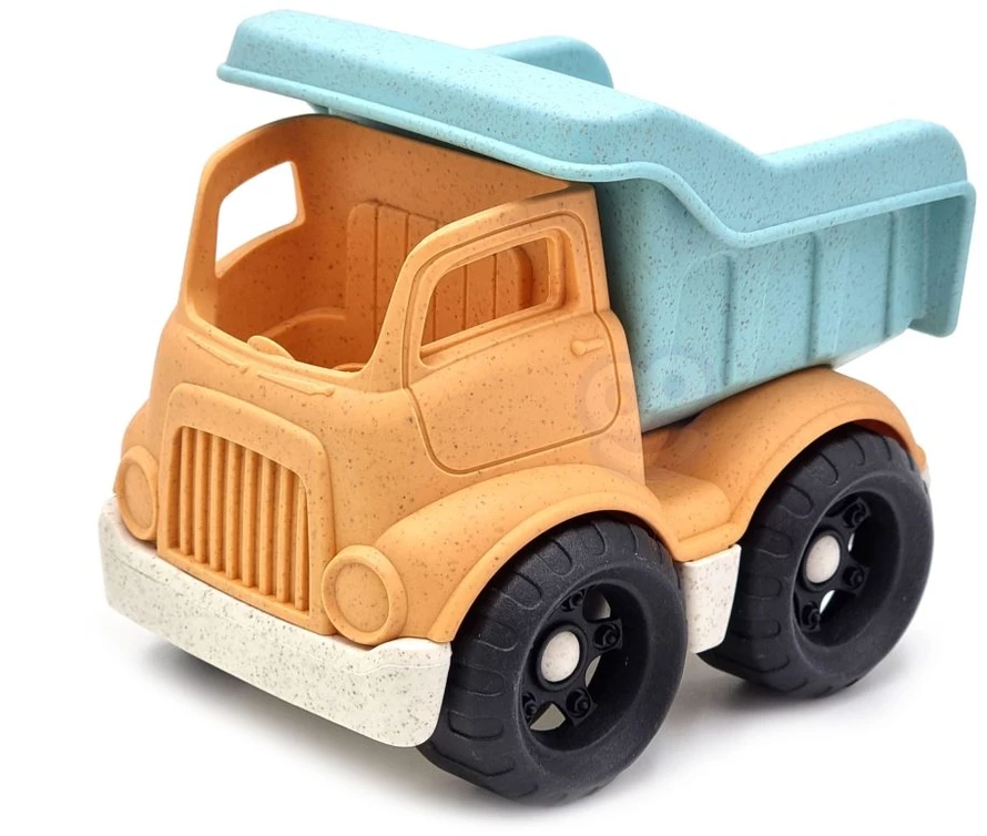WOOPIE Smėlio rinkinys su kibiru ir automobiliu, 11 vnt., biodegraduojantis organinis medžiaga