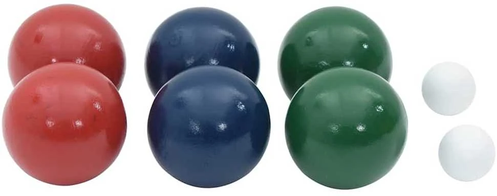 Žaidimo Bocce rinkinys su krepšiu, 8 dalių, pušies masyvas
