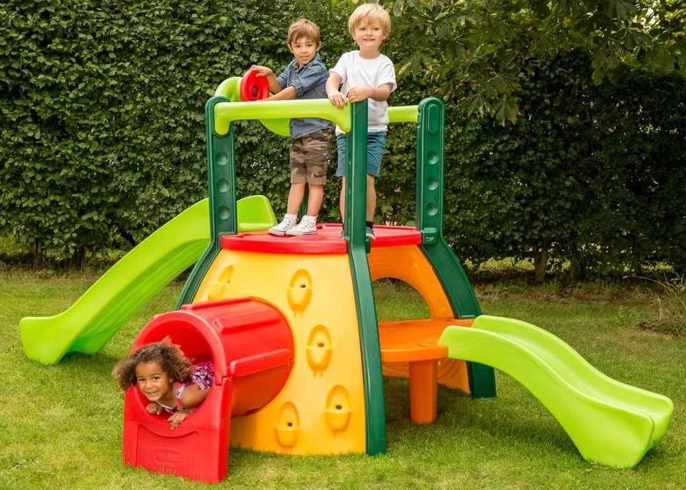 Little Tikes Žaidimų aikštelė su čiuožyklomis Super beždžionių girią 2in1