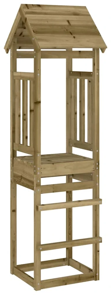 Žaidimų bokštas, 52,5x46,5x206,5cm, impregnuota pušies mediena