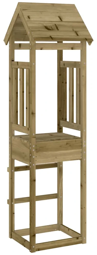 Žaidimų bokštas, 52,5x46,5x206,5cm, impregnuota pušies mediena