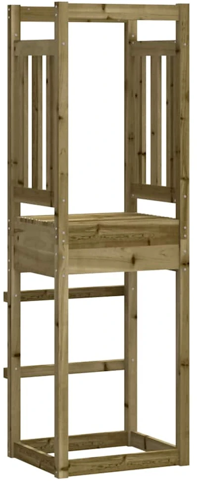 Žaidimų bokštas, 53x46,5x169cm, impregnuota pušies mediena