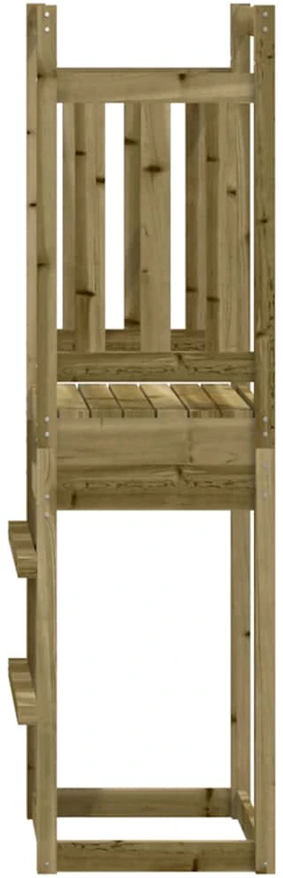 Žaidimų bokštas, 53x46,5x169cm, impregnuota pušies mediena