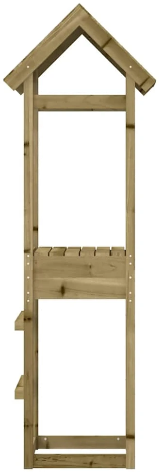 Žaidimų bokštas, 53x46,5x194cm, impregnuota pušies mediena