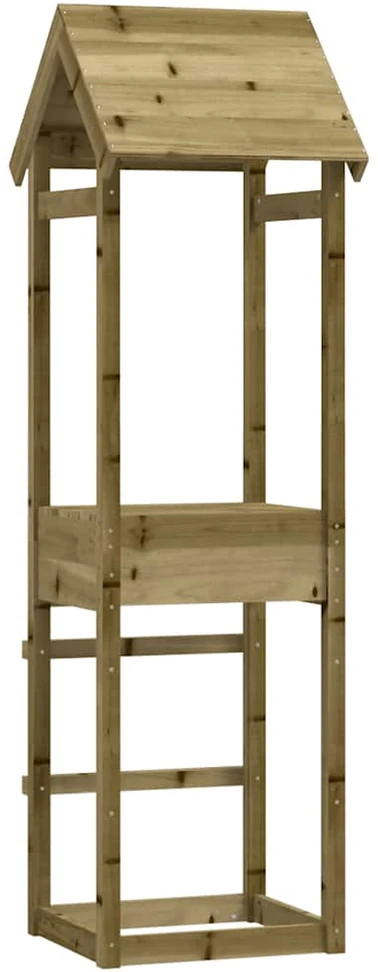 Žaidimų bokštas, 53x46,5x194cm, impregnuota pušies mediena