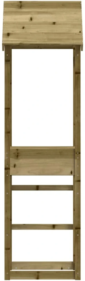 Žaidimų bokštas, 53x46,5x194cm, impregnuota pušies mediena