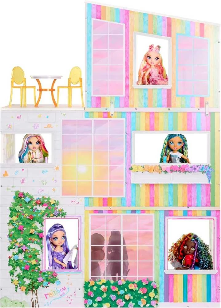 MGA Žaidimų namelis Rainbow High Color & Play 543077-EUC