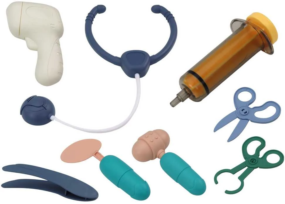 Žaislinis daktaro rinkinys Lean Toys su stendu