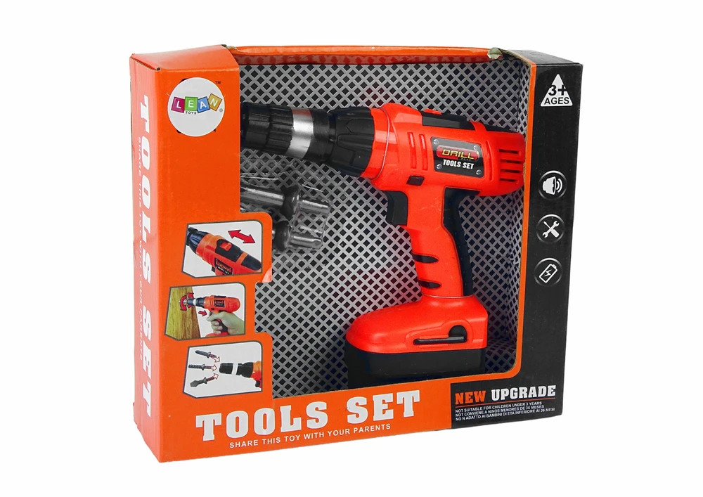 Lean Toys Žaislinis gręžtuvas LeanToys