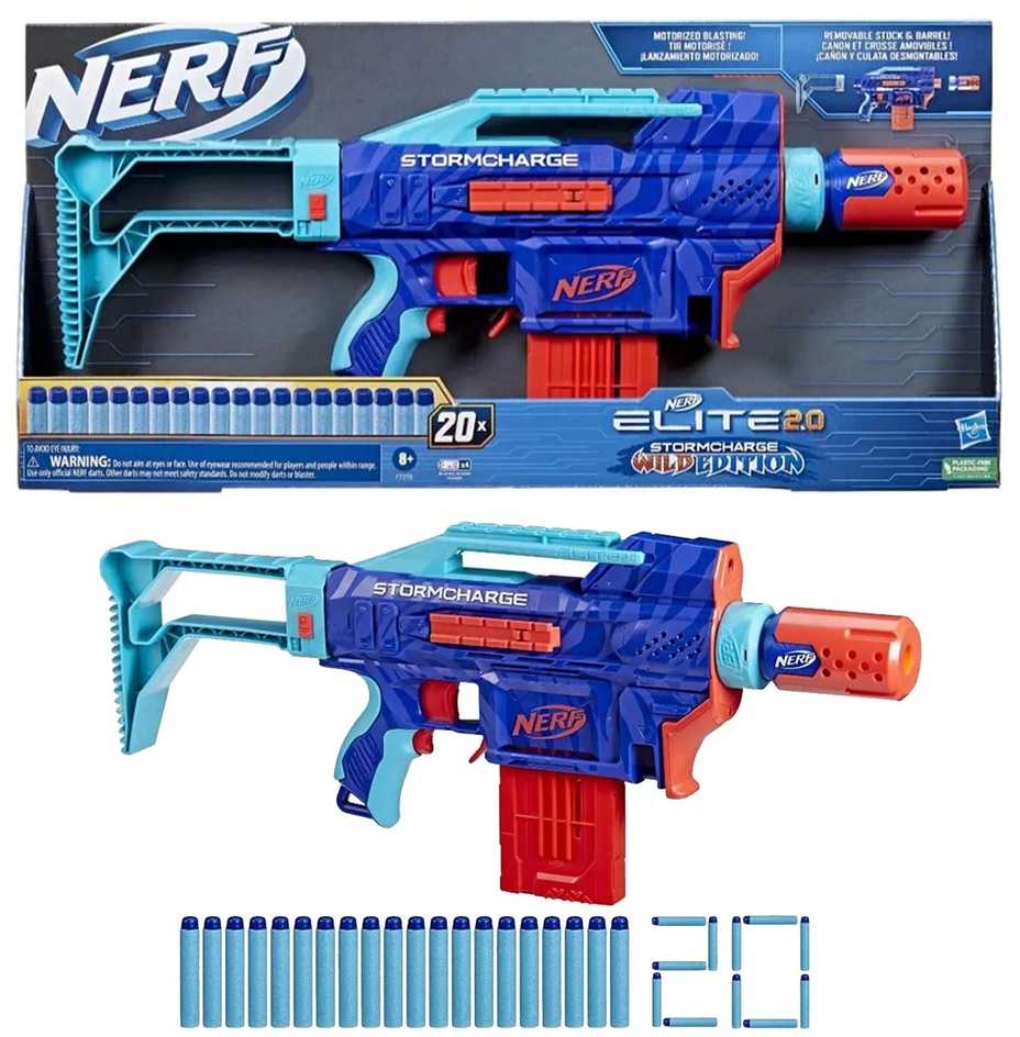 Hasbro Žaislinis ginklas Nerf Elite 2.0 Stormcharge F7376