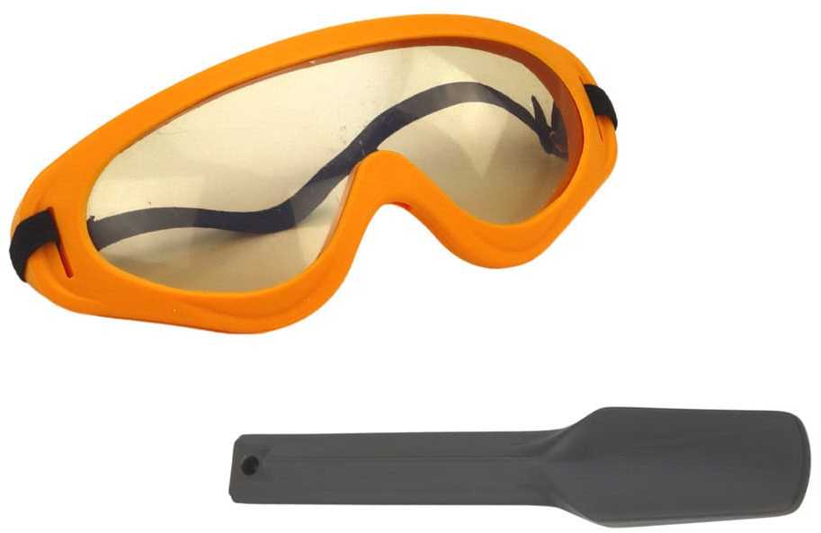 Žaislinis pneumatinis plaktukas su priedais Lean Toys, geltonas/juodas