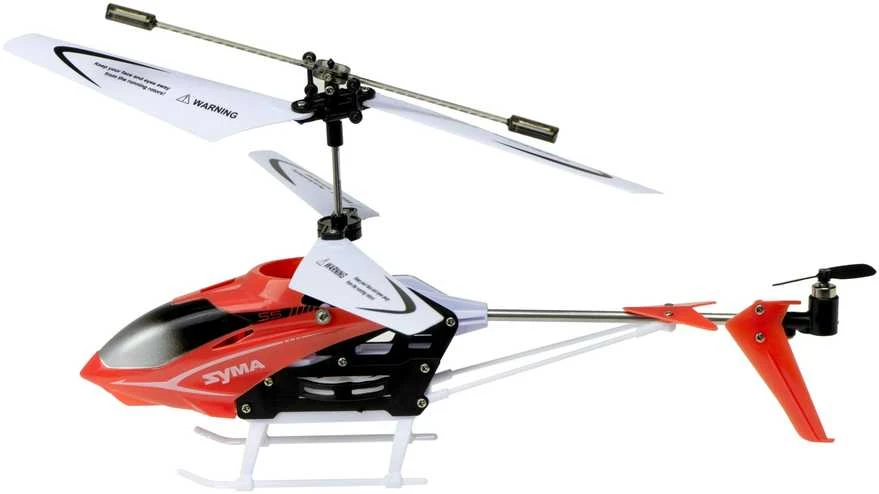 SYMA S5 RC sraigtasparnis 3CH raudonas