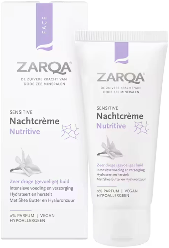 Zarqa Maitinamasis naktinis veido kremas, 50 ml