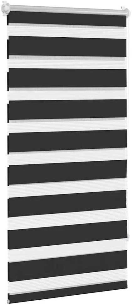 Zebra Žaliuzė, Roletas 60 x 120 cm, Juodas