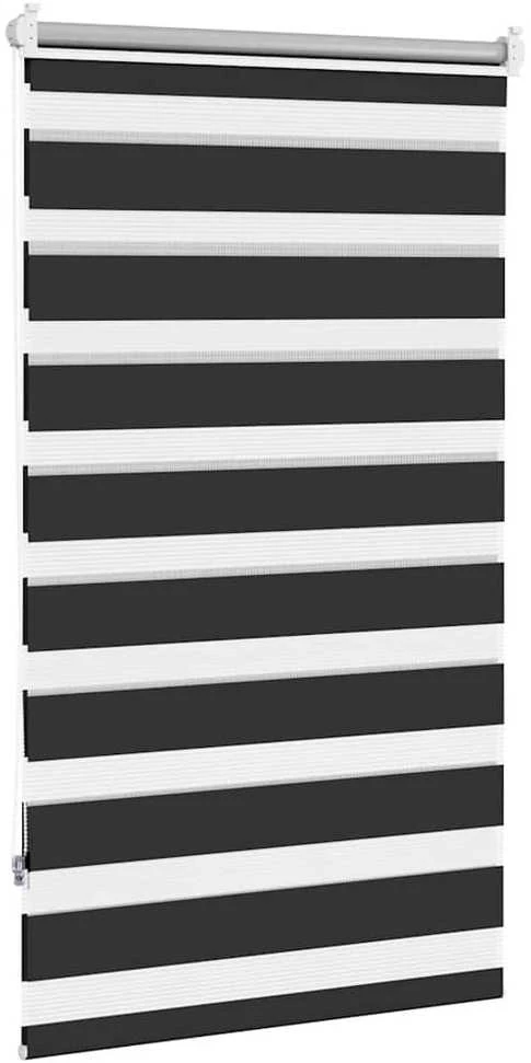 Zebra Žaliuzė, Roletas 90 x 150 cm, Juodas