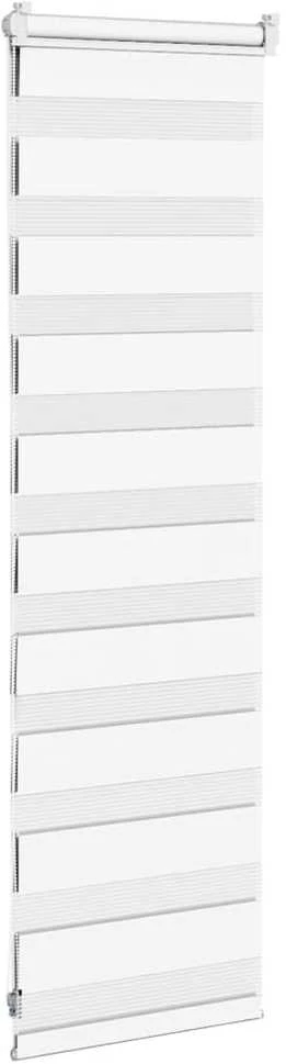 zebrinės žaliuzės 45x100 cm audinio plotis 40,9 cm poliesteris